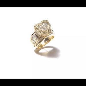 14k Gold plated Heart Ring